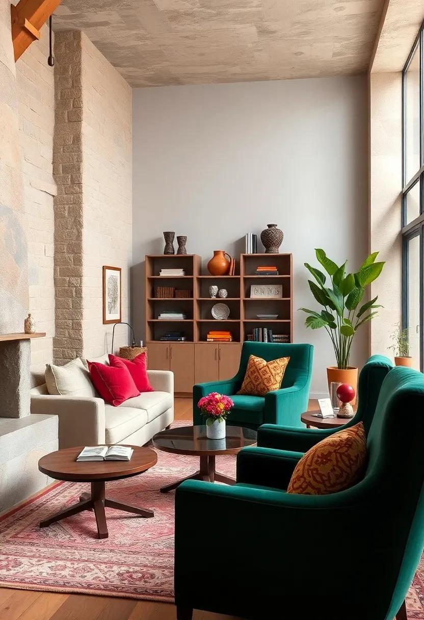 Designing Cozy Reading Nooks with Plush Chairs in Deep Burgundy or Emerald Green Velvet