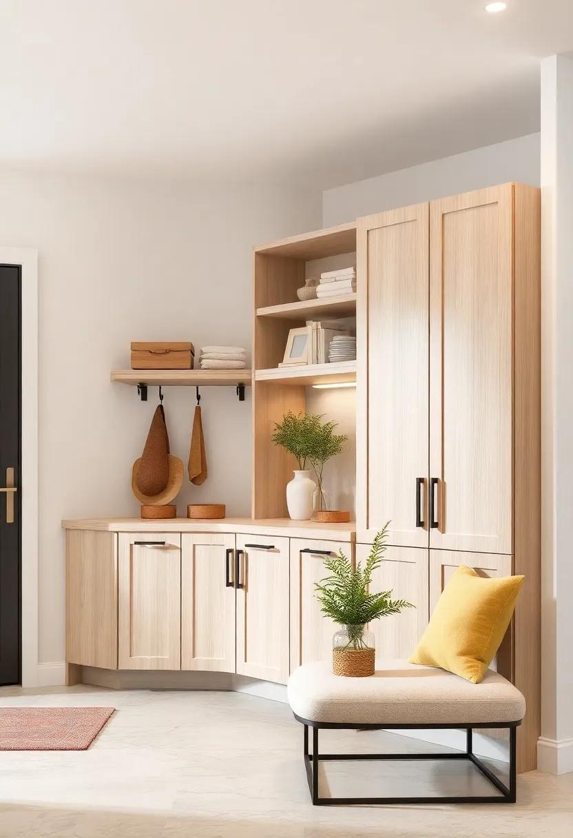 Light-Toned Scandinavian Style Cabinets Offering Simple Elegance and Efficient Organization