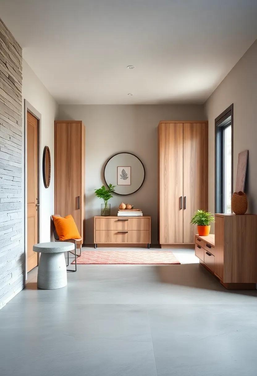 Low-Profile Entryway Cabinets Designed to Complement Small Spaces without Sacrificing Storage