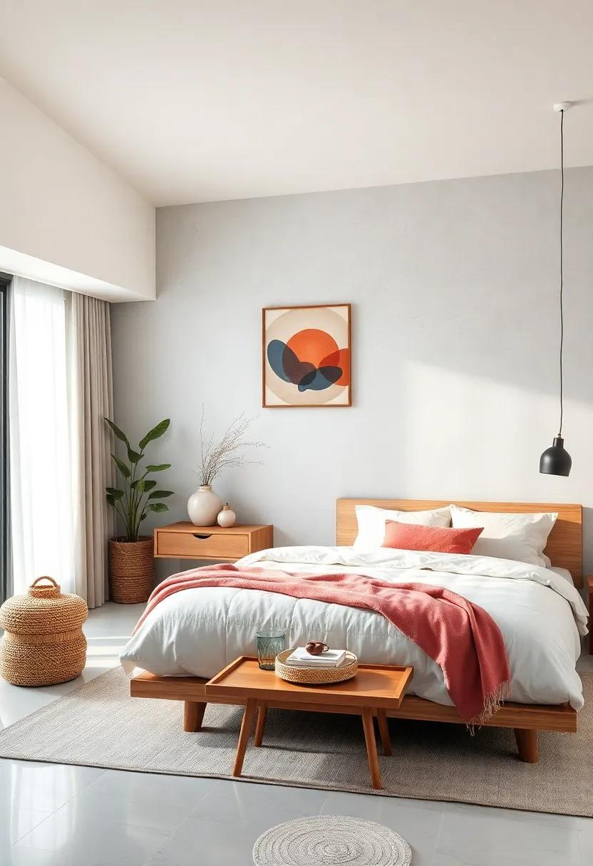 Understated Decorative Accents Blending Japanese Natural Motifs with Scandinavian Geometric Shapes