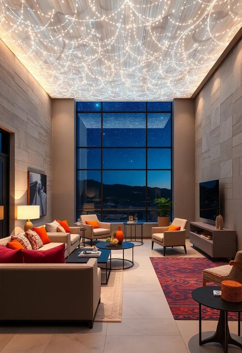 Futuristic Fiber Optic Ceilings Mimicking Starry Night Skies Inside Contemporary Spaces
