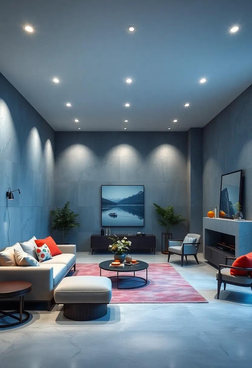 Harmonizing Recessed Lighting with Architectural Features for Subtle Drama