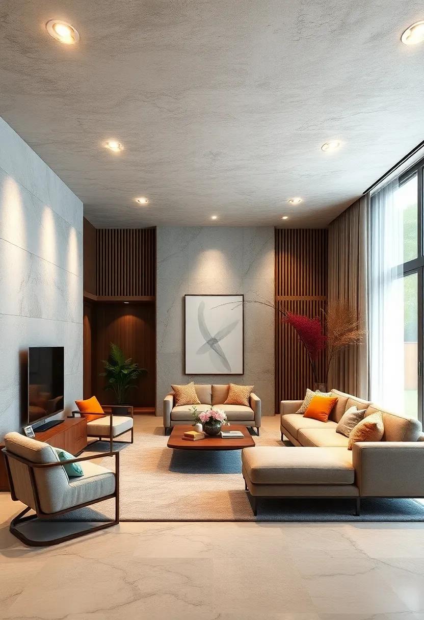 Spatial Expansion Effects Achieved Through Clever Minimalist Recessed Lighting Arrangements