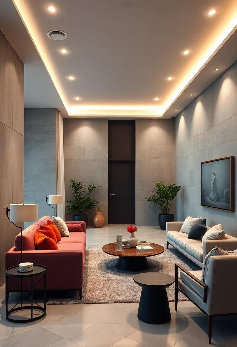 Understated Luxury: Matte Finishes and Recessed Light Reflectance in Minimalist Rooms