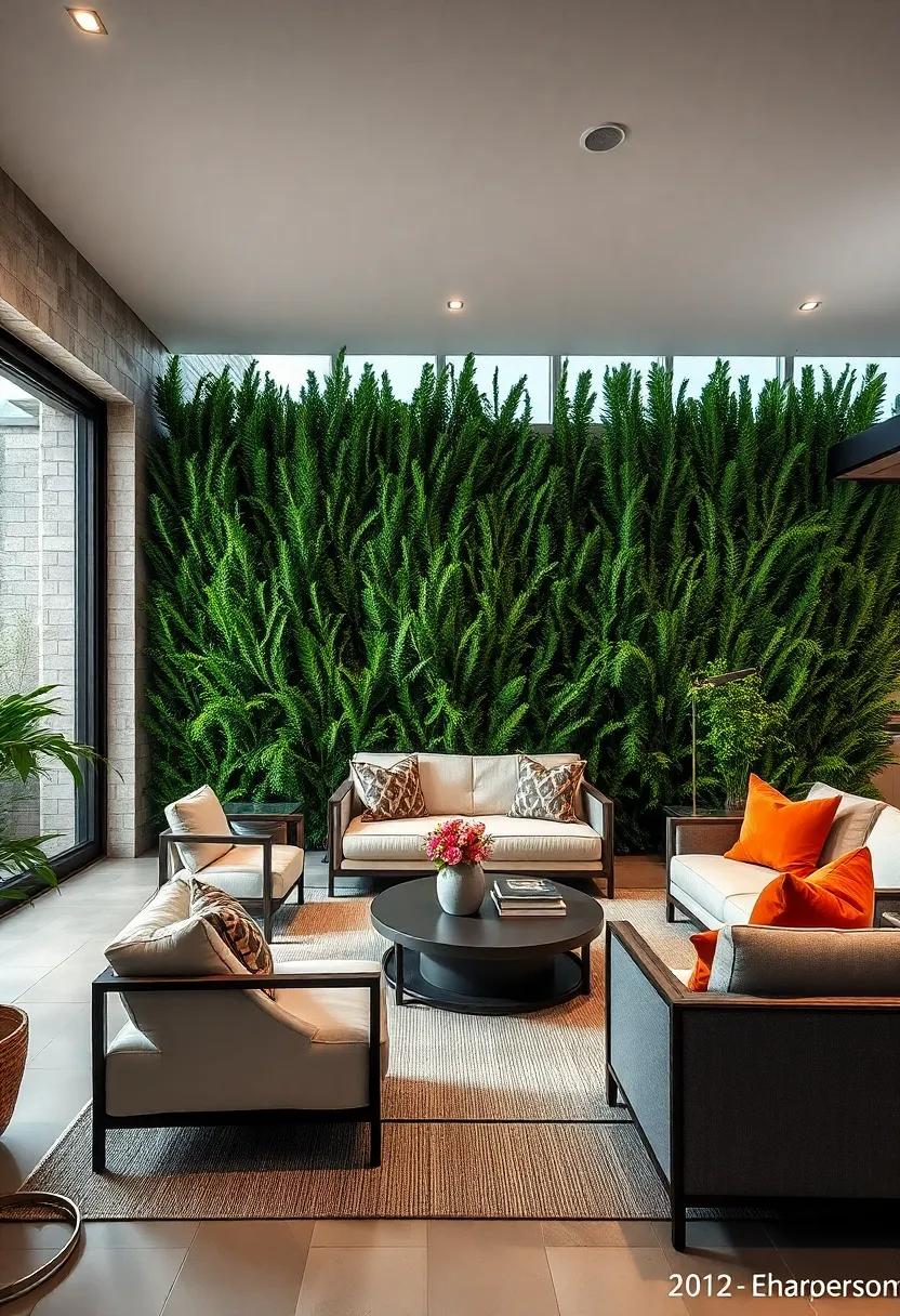 Natural Threads of Arborvitae Weaving Together a Seamless Privacy Screen for Outdoor Living