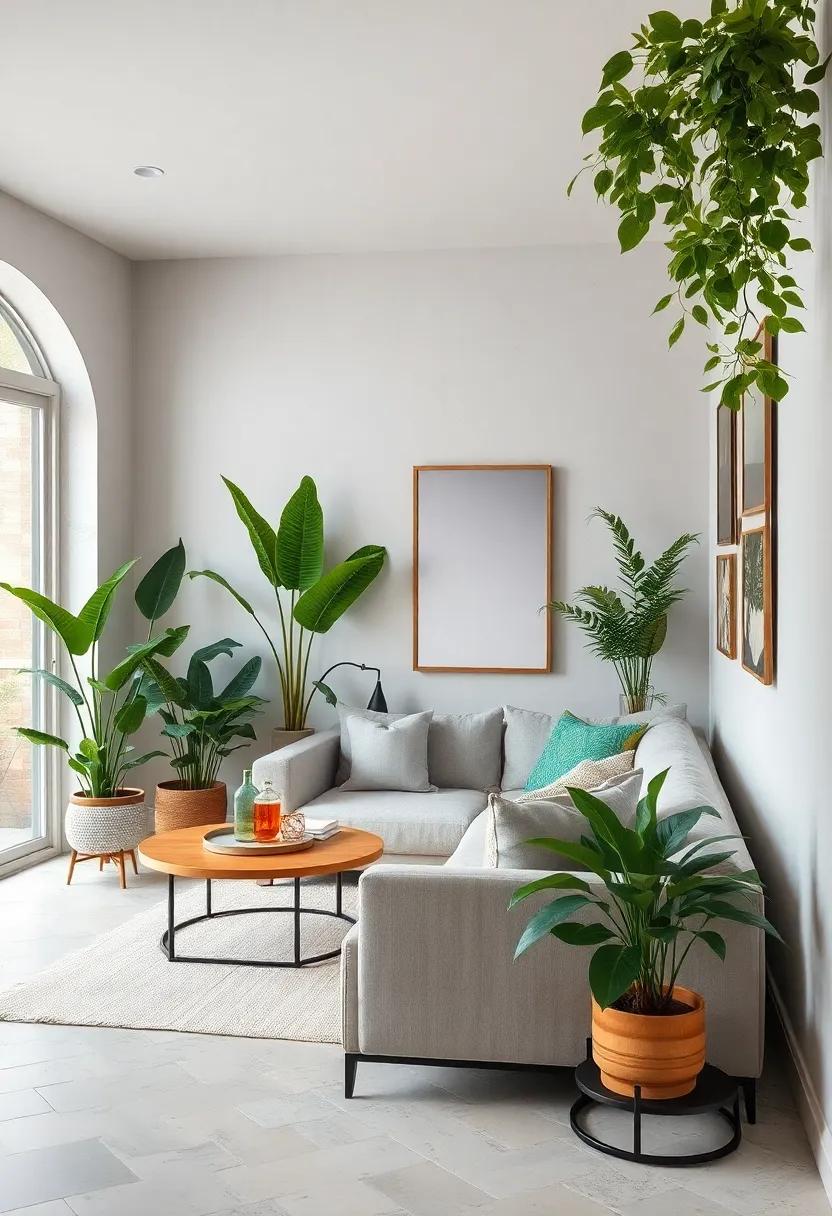Incorporating Lush Greenery and Low-Maintenance Plants to Infuse Life and Serenity
