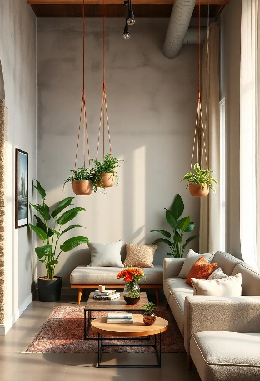 Delicate Hanging Planters Suspended to Frame Cozy Corners With a Touch of Freshness
