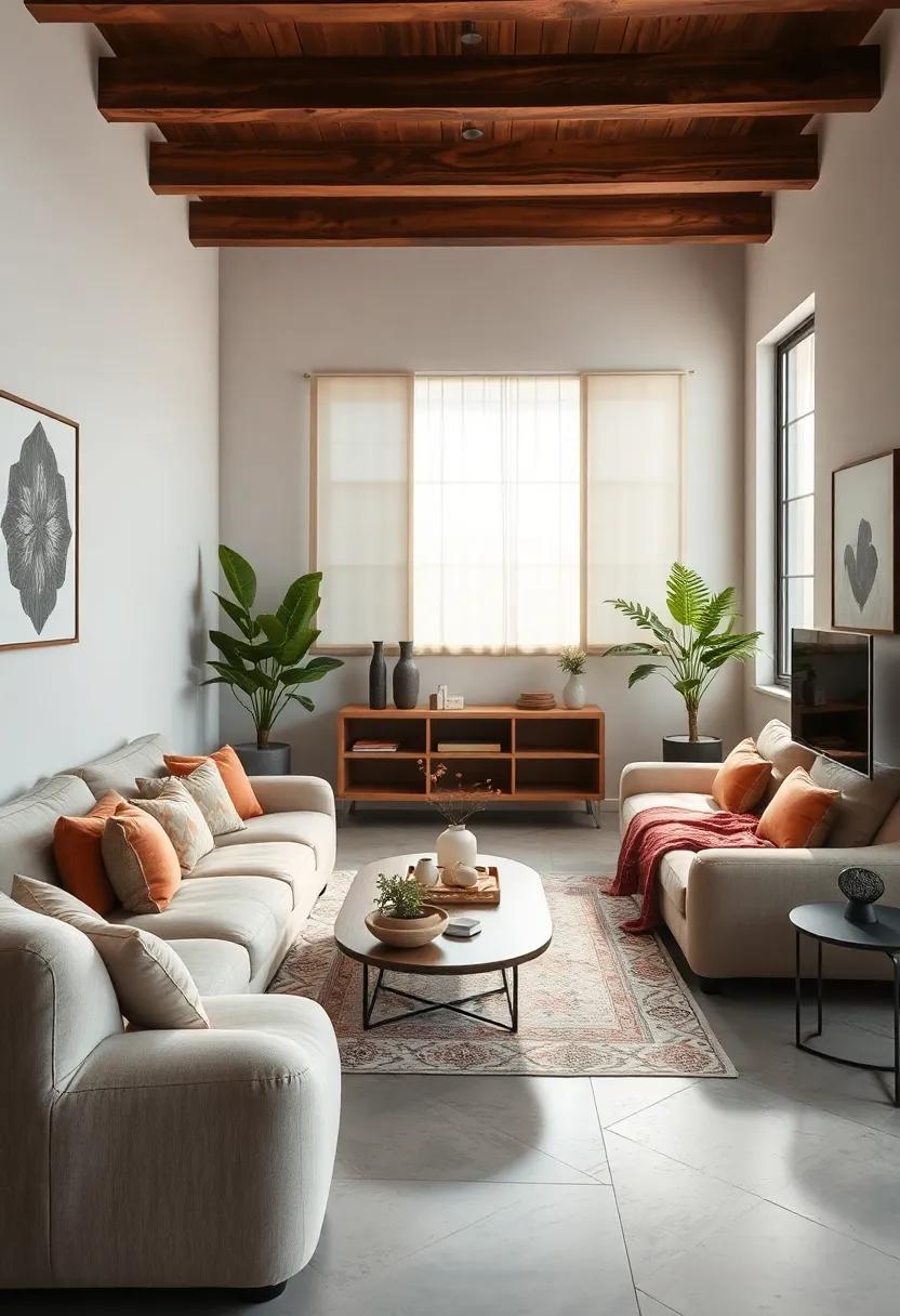 Smooth Curved Lines in Furniture Design Promoting Relaxation and Flow in Tight Spaces