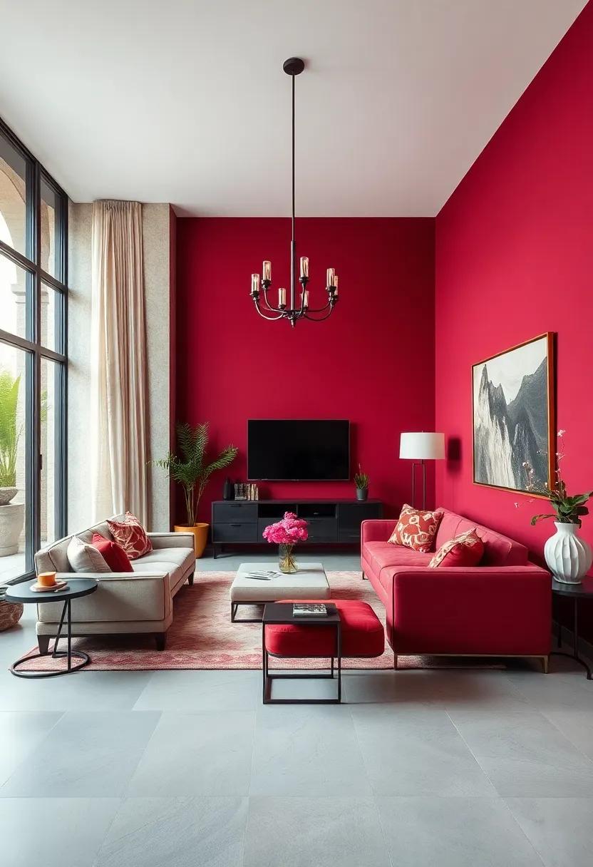 Regal Burgundy Walls Adding Opulence and Warmth to Classic or Vintage Inspired Rooms