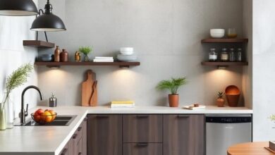 Durable Design: Exploring Industrial Kitchens with Sleek Concrete Countertops