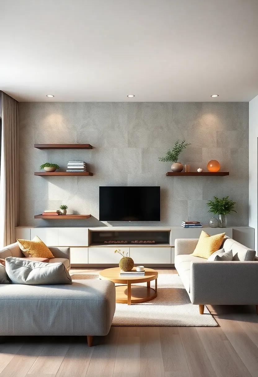Elevate Your Space: Minimalist Floating Shelves for Chic Living Room Decor