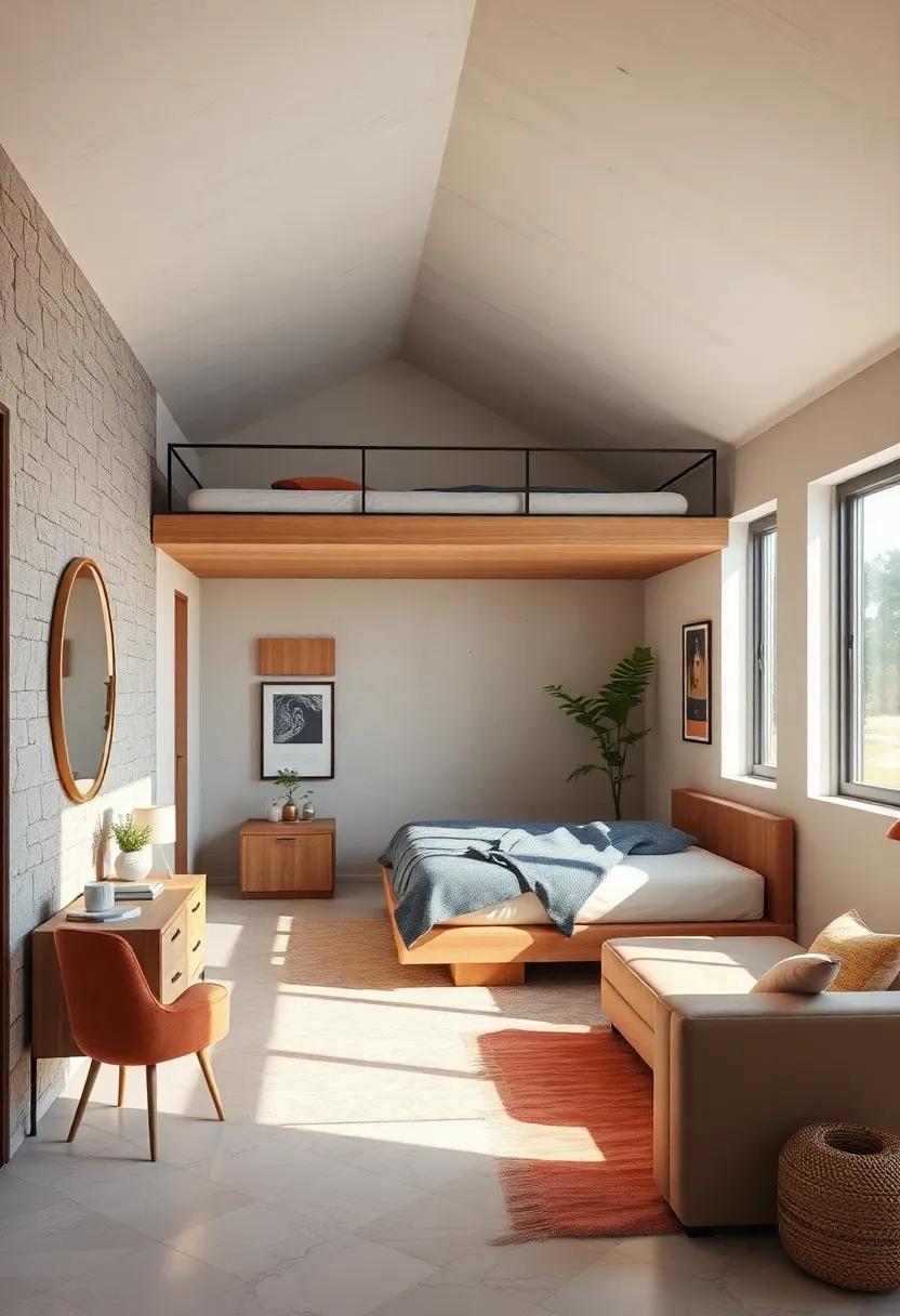 Elevate Your Home Aesthetic With Sleek Modern Lofted Beds Featuring Clean Lines and Minimalist Designs