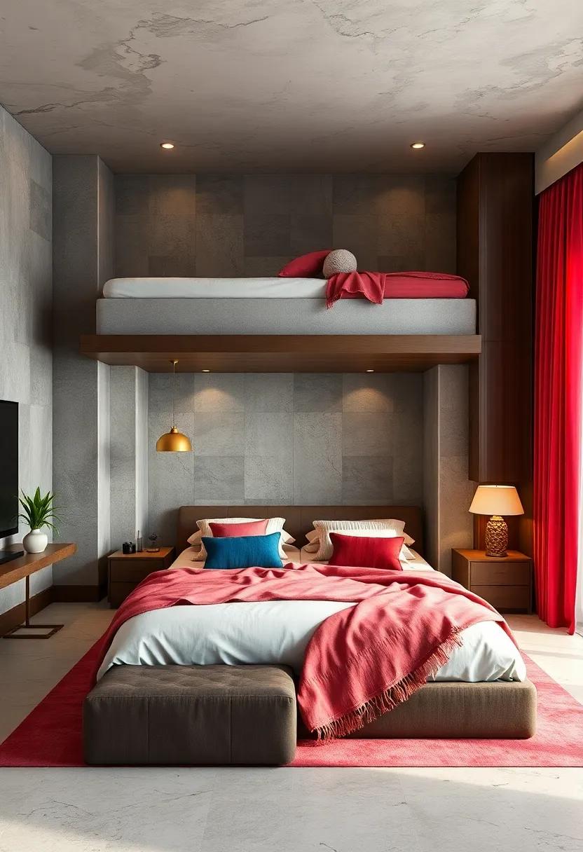 Lofted Beds With Integrated Entertainment Systems Providing Compact Solutions for Multimedia Enjoyment