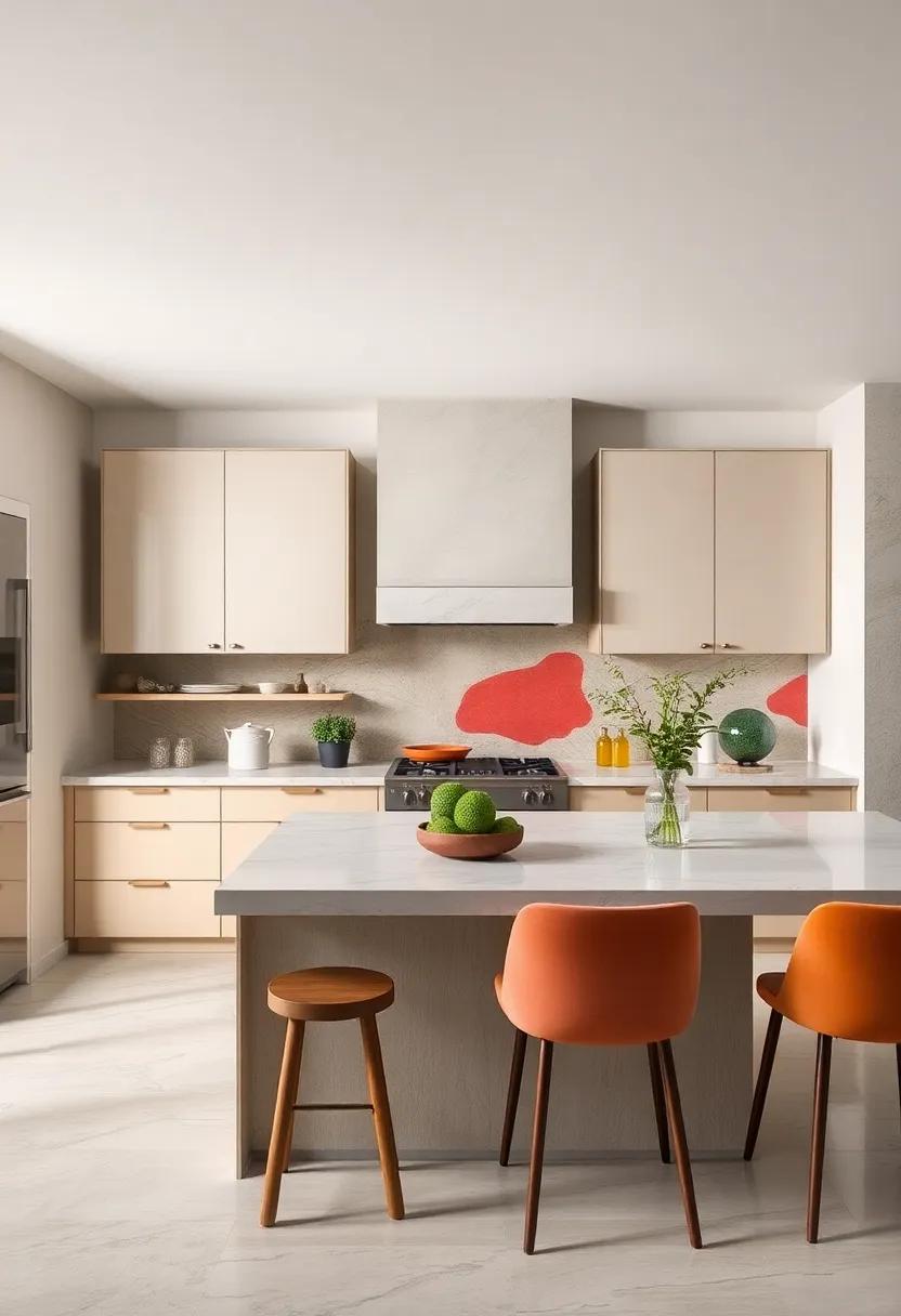 Use Color-Blocking Techniques on Backsplashes to Infuse Kitchen Spaces With Vibrant Splashes of Personality and Modern Flair