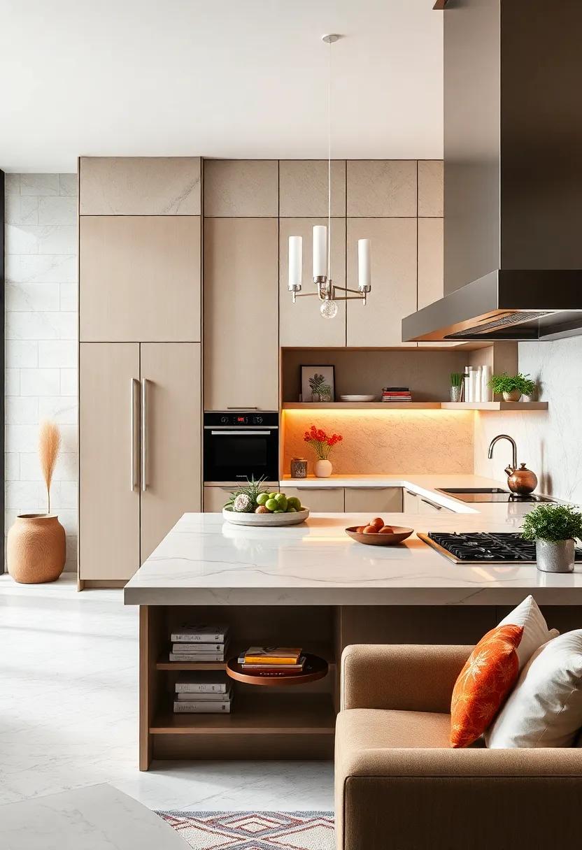 Seamless Integration of Smart Kitchen Gadgets with Tailored Cabinetry for Effortless Luxury Living