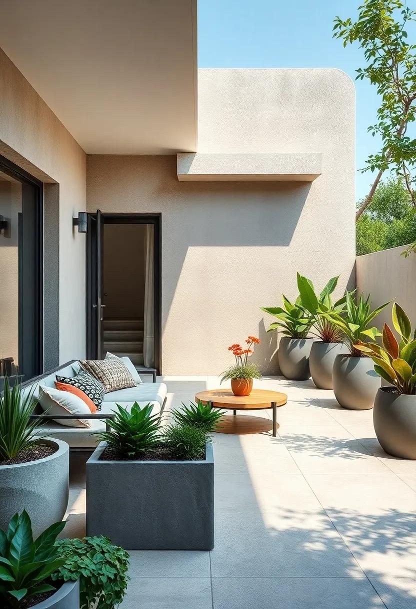 Using Low-Profile Planters and Sculptural Greenery to Add Organic Interest Without Overwhelming Minimalist Settings