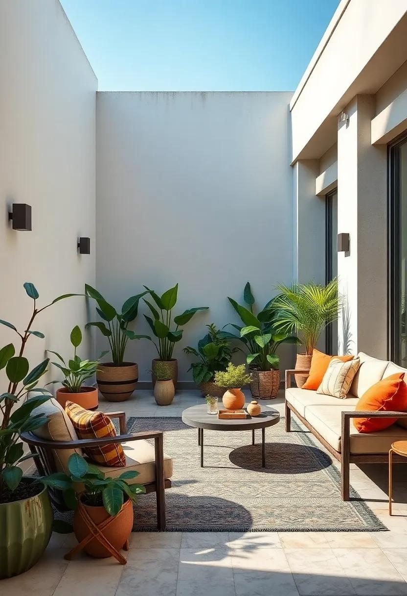 Utilizing Aromatic Plants with Simple Silhouettes to Subtly Engage the Senses Without Visual Clutter