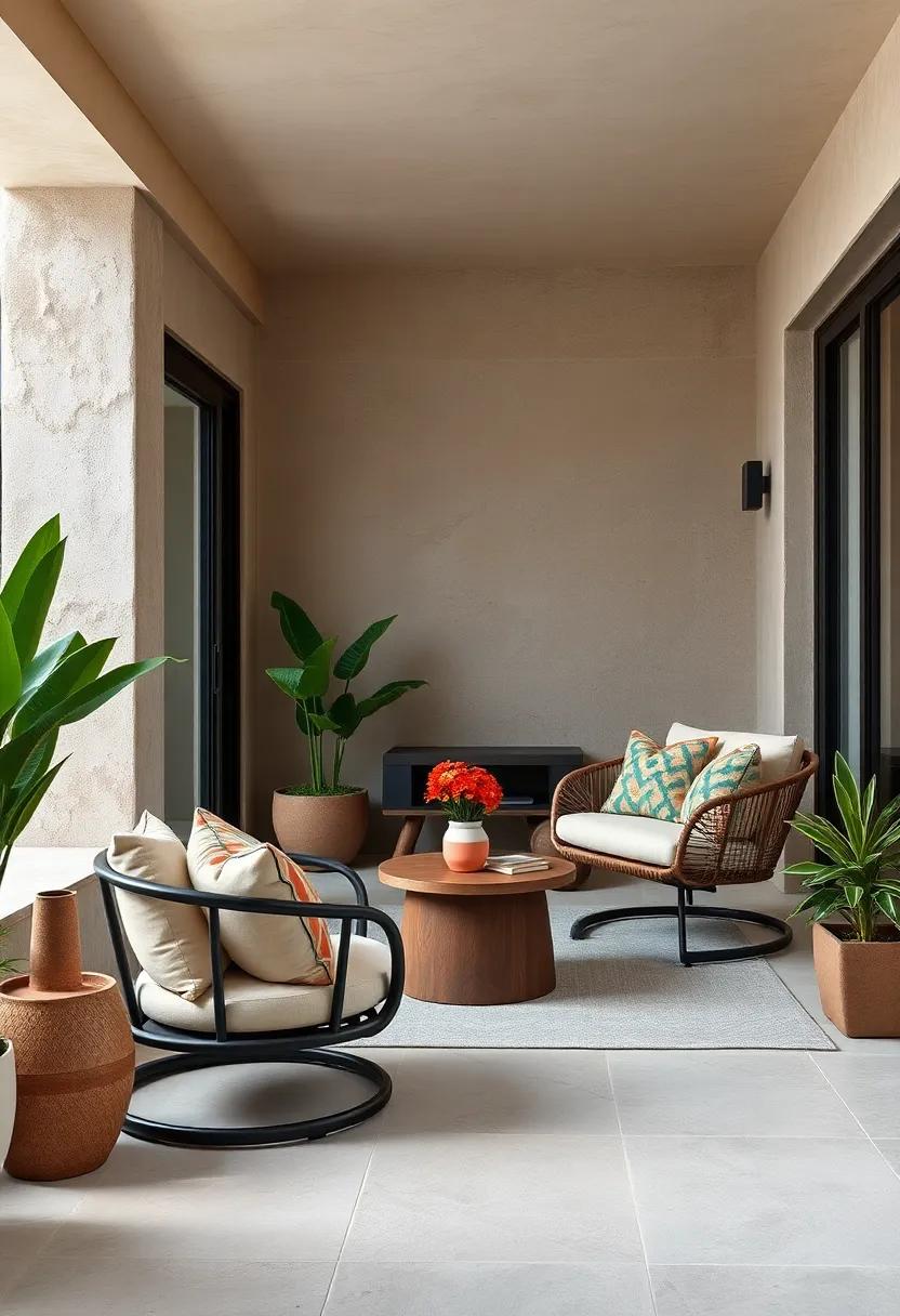 Low-Profile Sofa Sets that Double as Lounge Beds for Guests in Small Outdoor Retreats