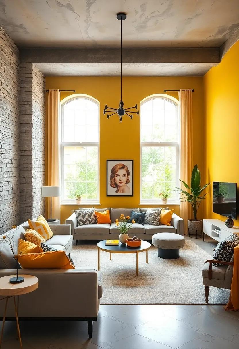 Balancing Hues: Designing a Stylish Yellow and Grey Gender-Neutral Room