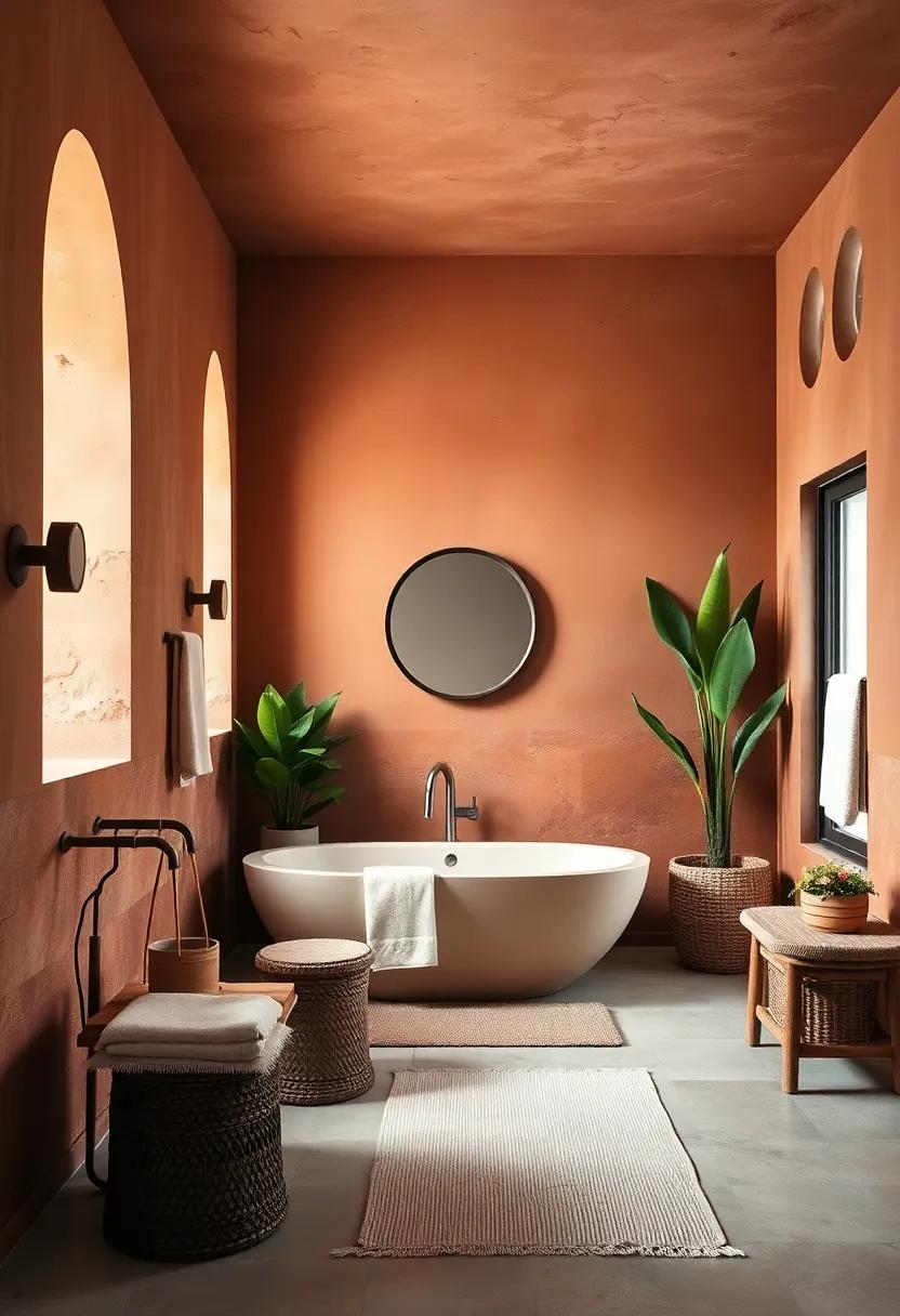 Rustic Terracotta And Clay Colors Evoking Southwestern Charm And Earthy Energy
