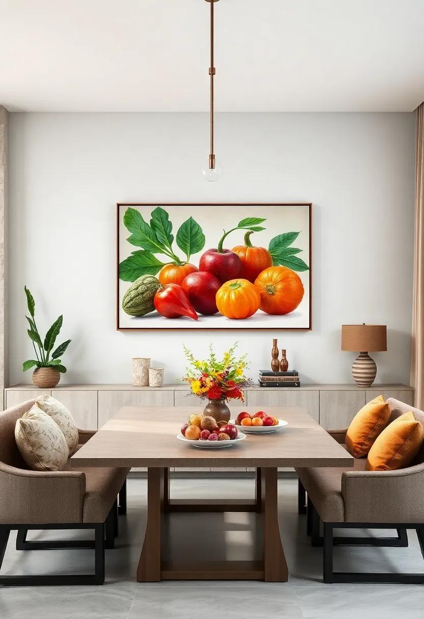 Large Scale Fruit and Vegetable Prints for a Bold Statement and Fresh Visual Appeal