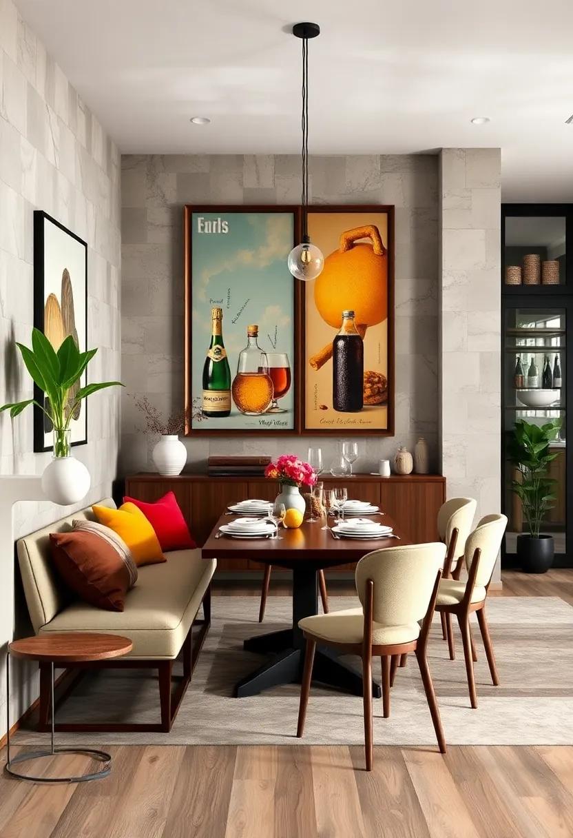 Metal Sculptures Offering a Modern Edge and Subtle Shine for Contemporary Dining Rooms