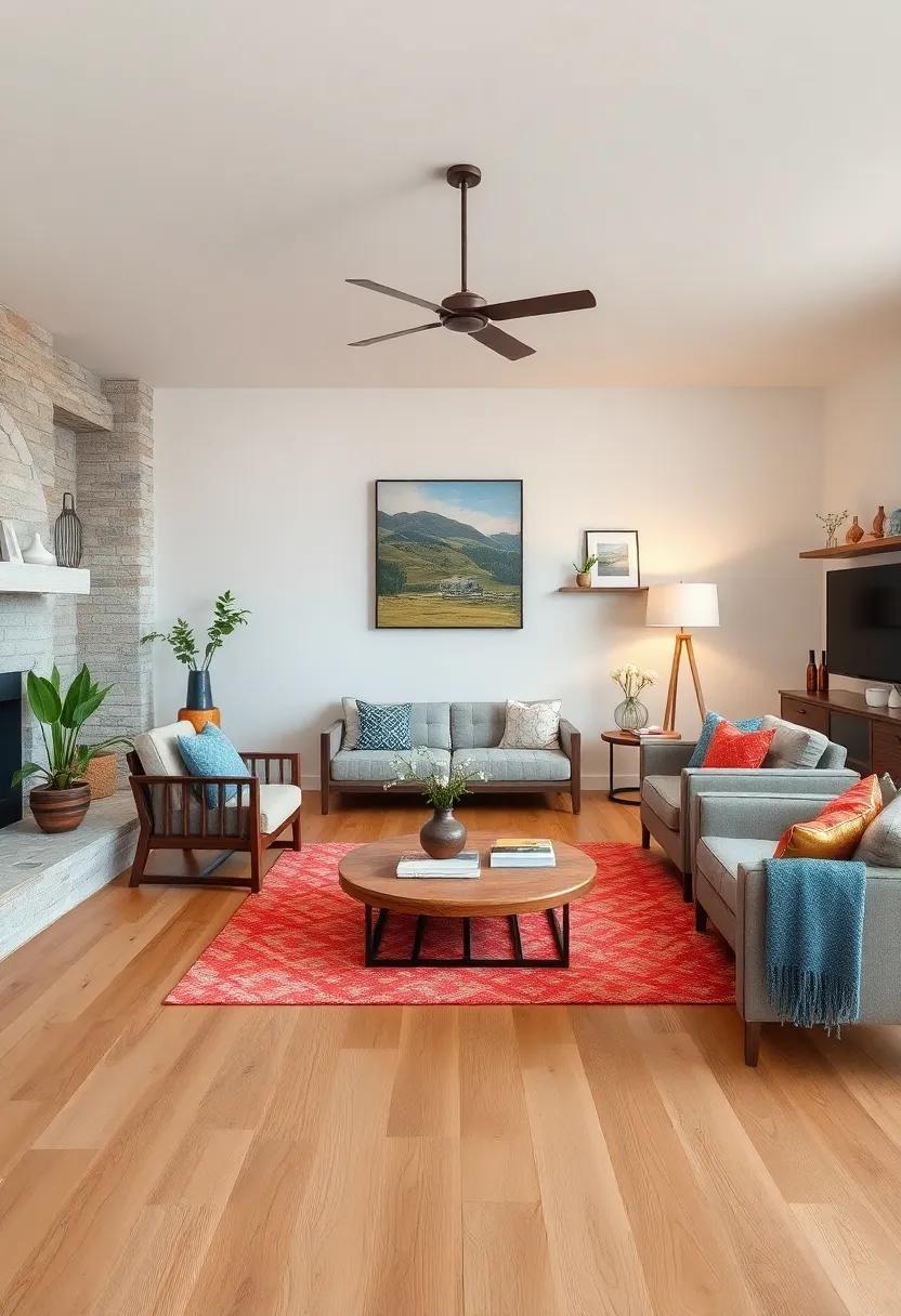 Mixing Modern Minimalism With Farmhouse Warmth on Natural Wood Floors and Simple Furnishings