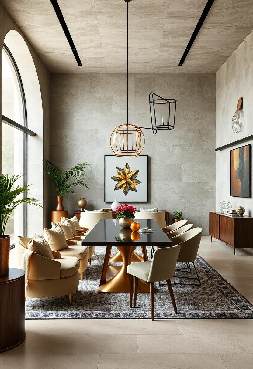 Artistic Statement Pieces That Double As Functional Storage and Enhance Dining Area Ambiance