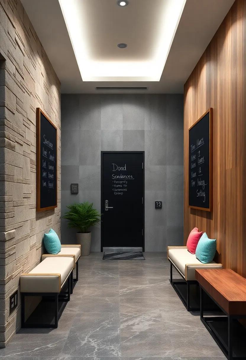 Custom Chalkboard Panels for Instant Notes and Personalized Drop Zone Messages