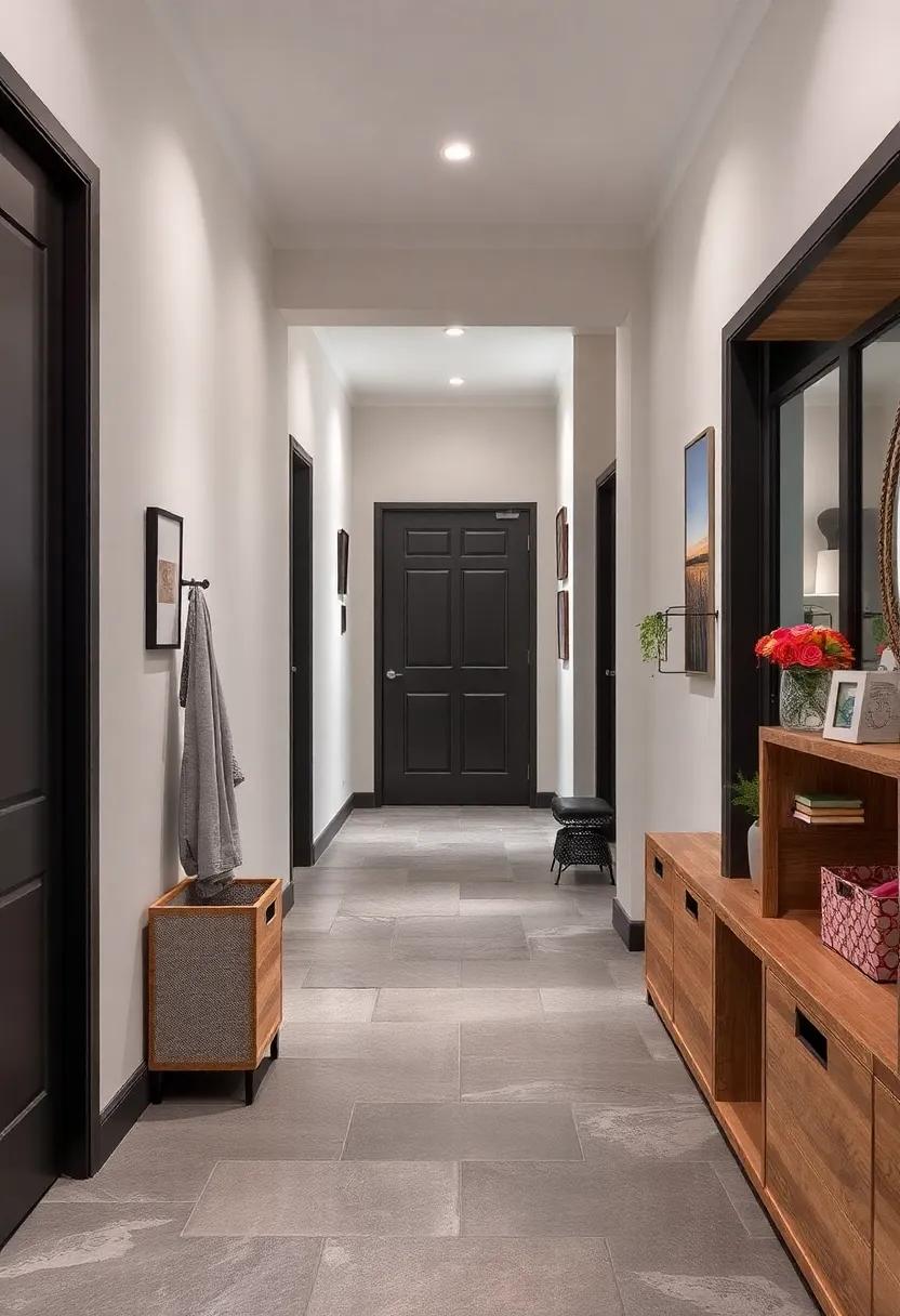 Upcycled Wooden Crates Organized into Modular Systems for Flexible Hallway Storage