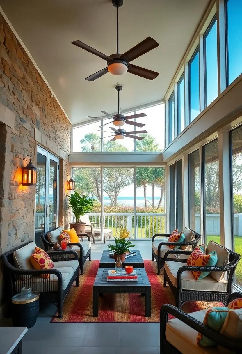 Arranging Overhead Fans With Aesthetic Appeal That Enhance The Breeze And Style