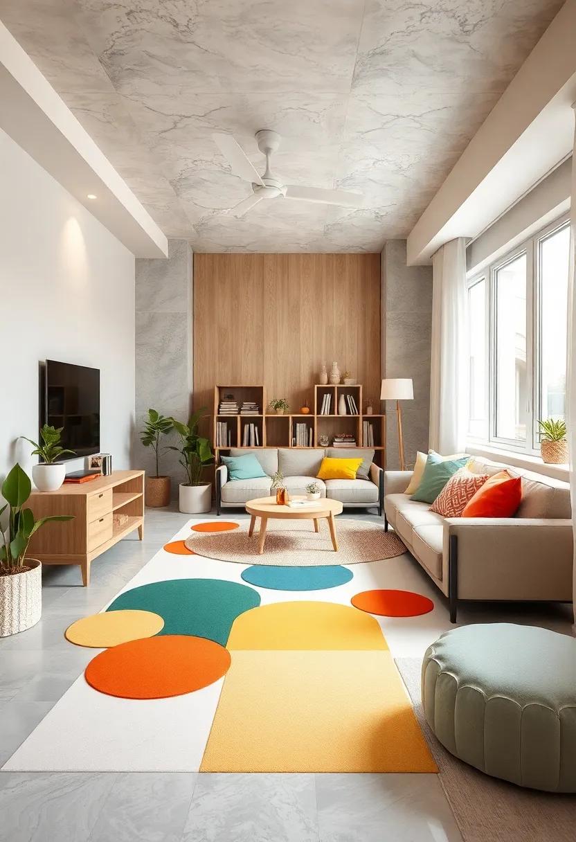 Creative Floor Patterns Using Soft Foam Tiles in Geometric and Animal Shapes for Sensory Play