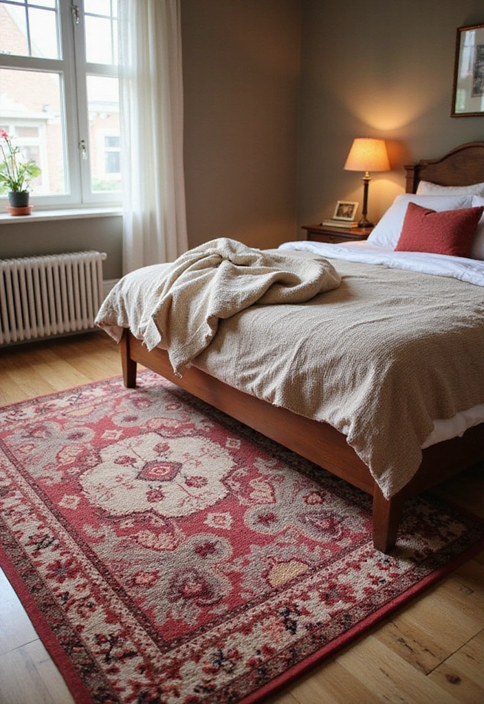 Cherry-Toned Area Rug