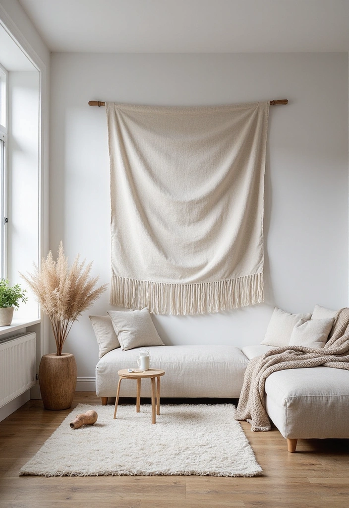 Minimalist Scandinavian Fabric Wall Decor