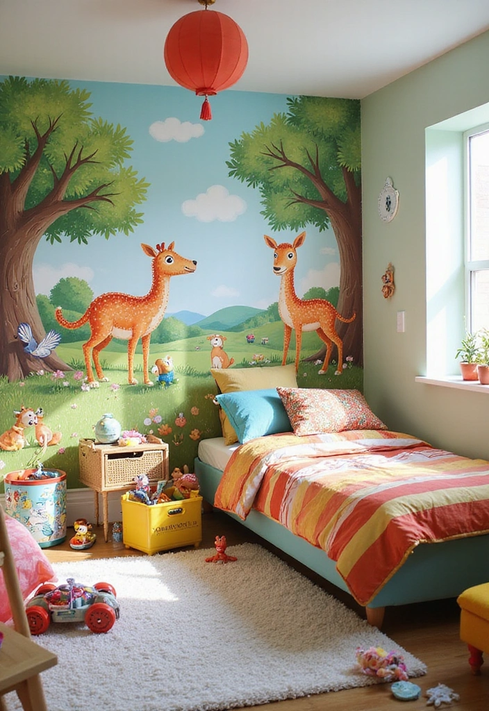 Playful Kids' Room Fabric Wall Decor