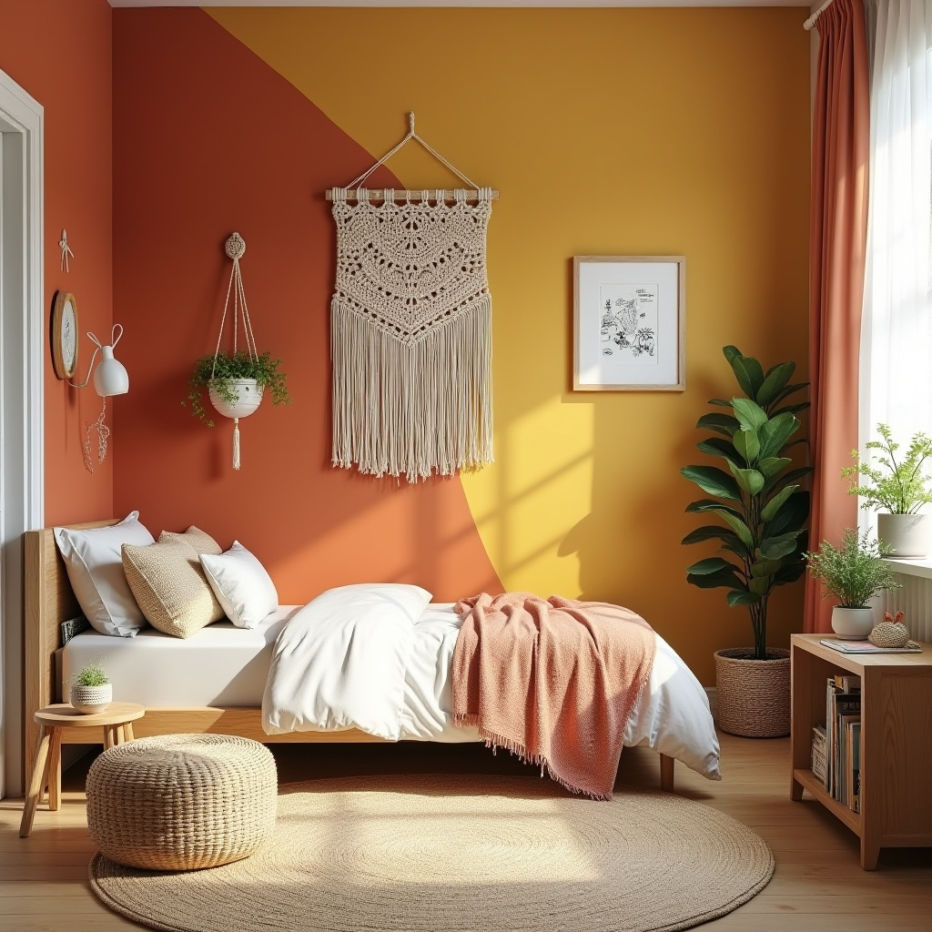 bohemian accent wall