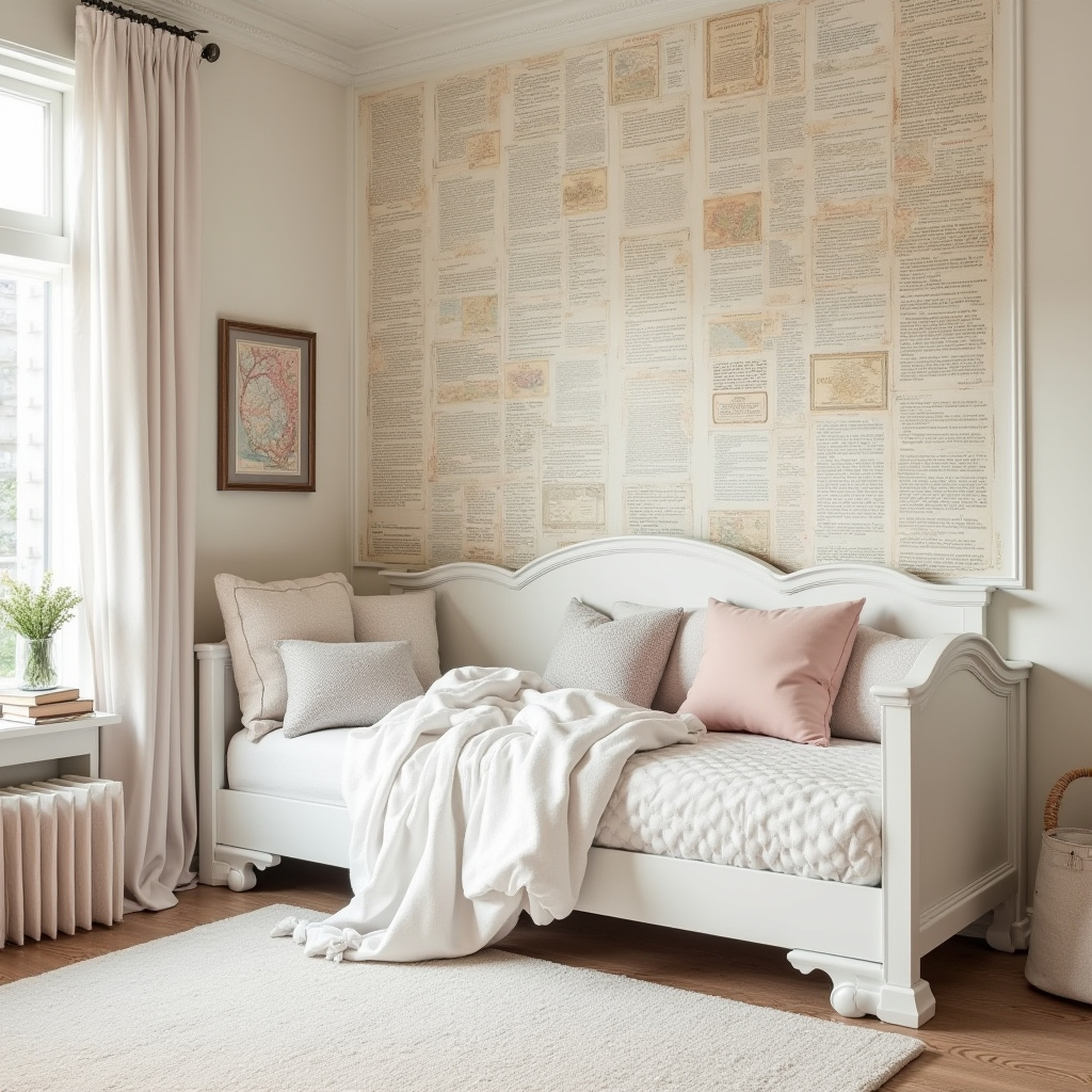 storybook accent wall