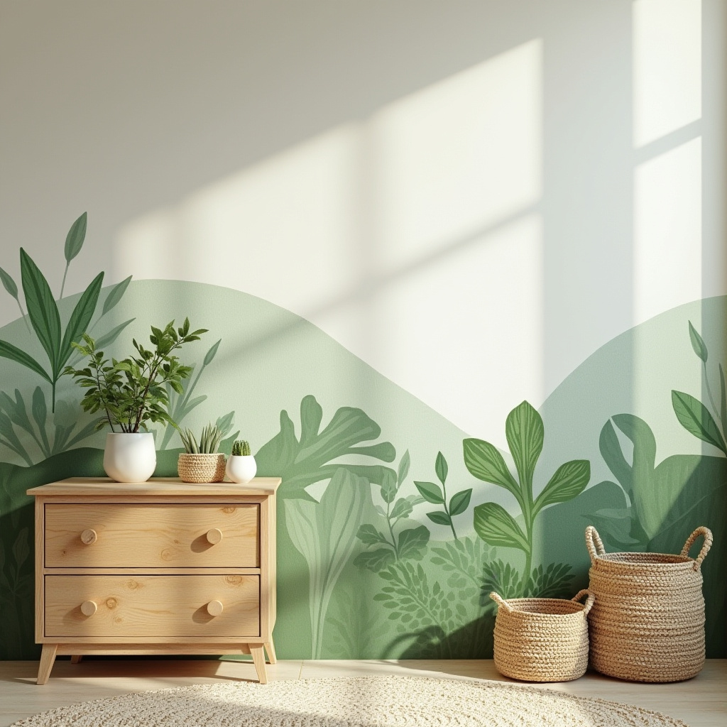 eco-friendly accent wall