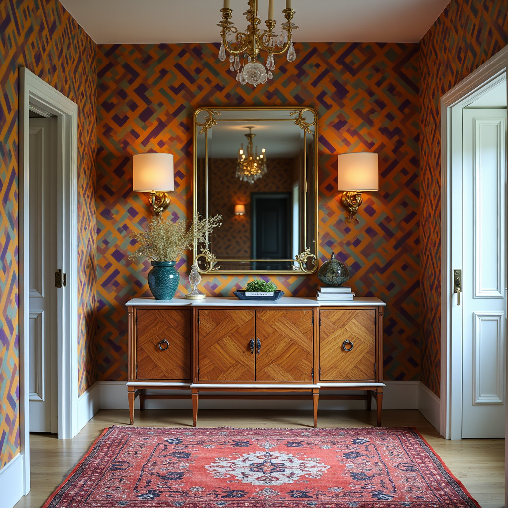 Eclectic entryway decor