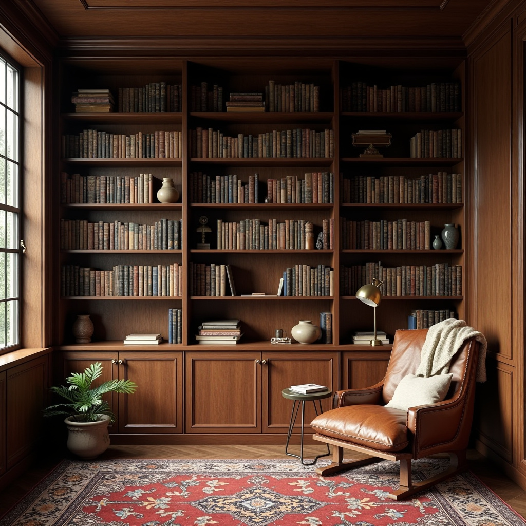 Cozy home library