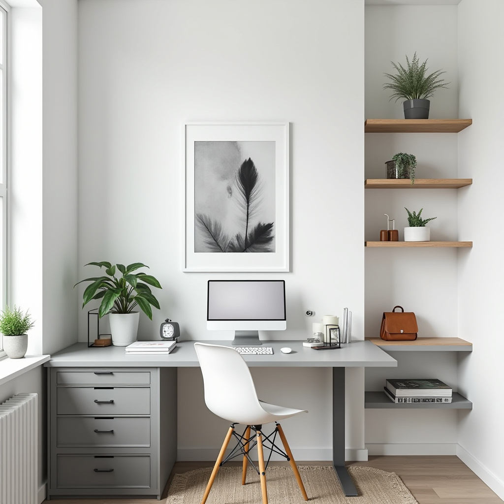 Minimalist office decor