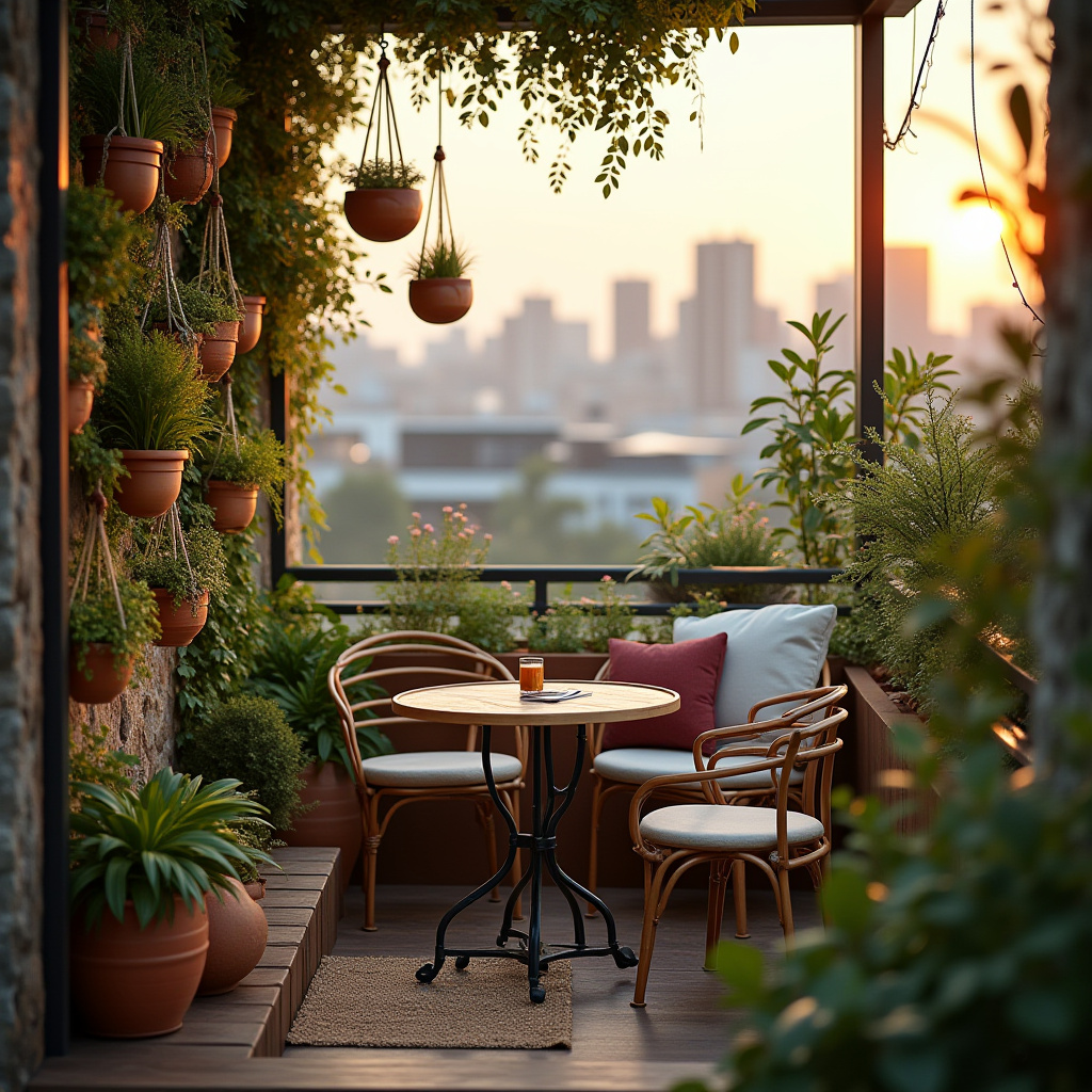 Balcony garden decor