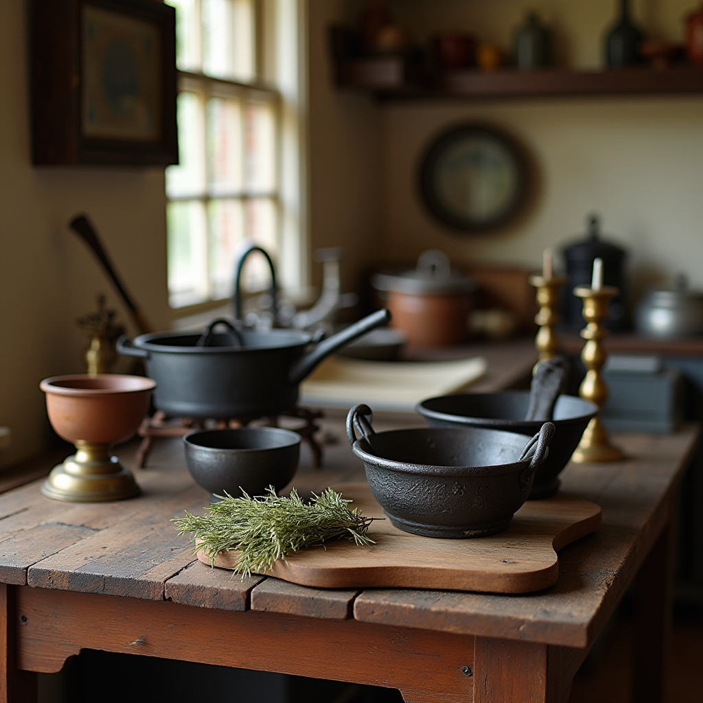 Colonial American kitchen