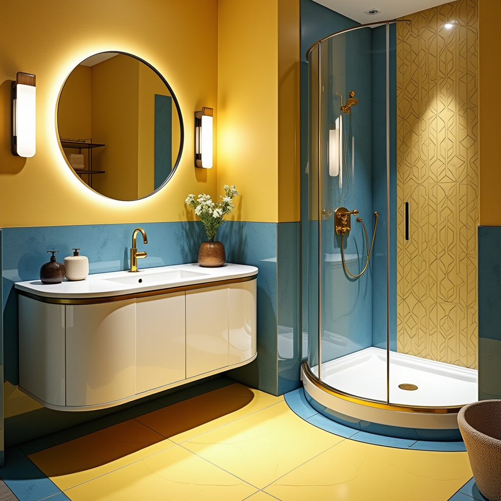yellow and blue bathroom 20