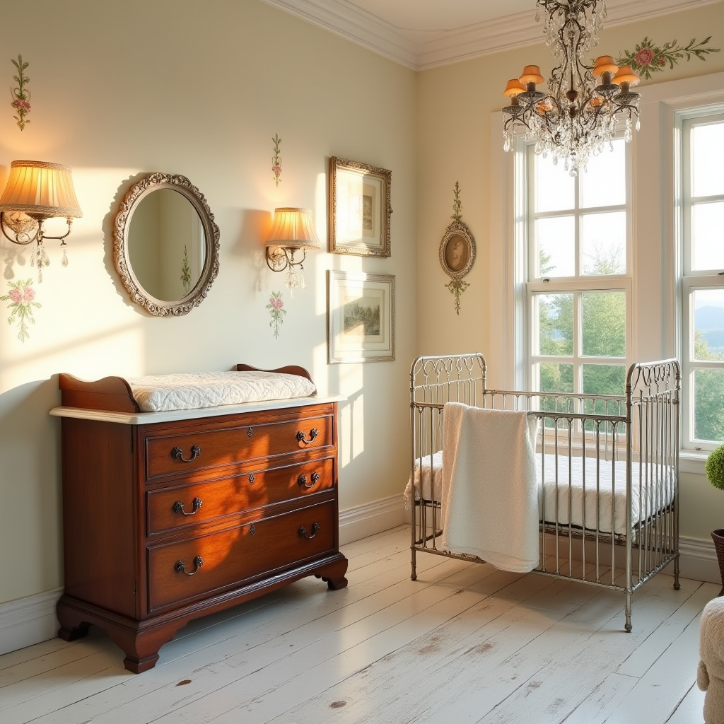 antique nursery decor 3