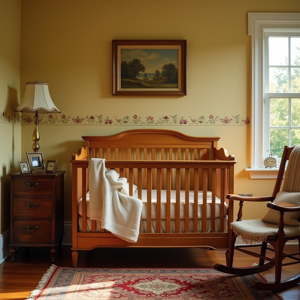 antique nursery decor 27