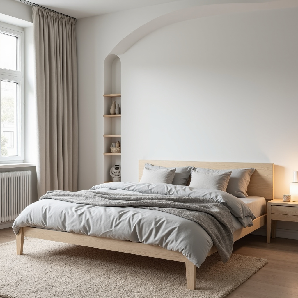 Scandinavian bedroom design