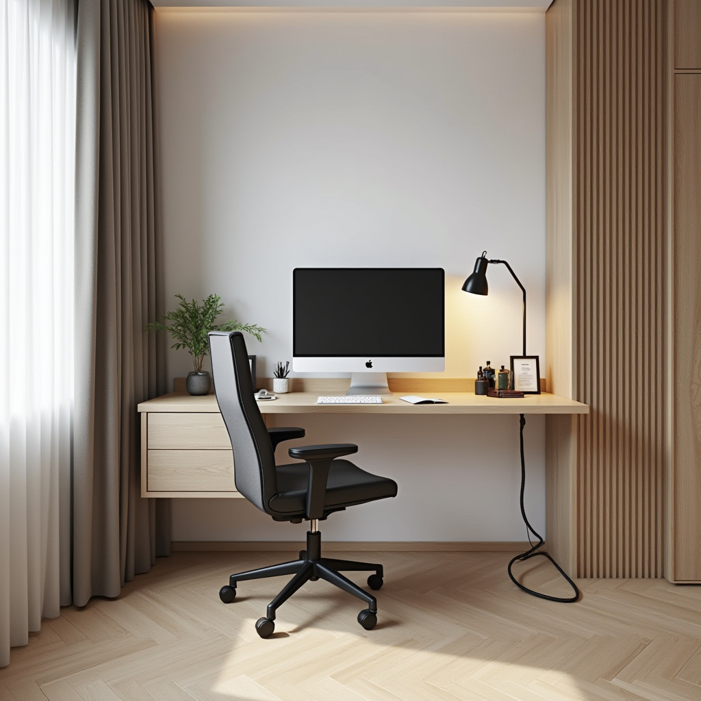 minimalist home office