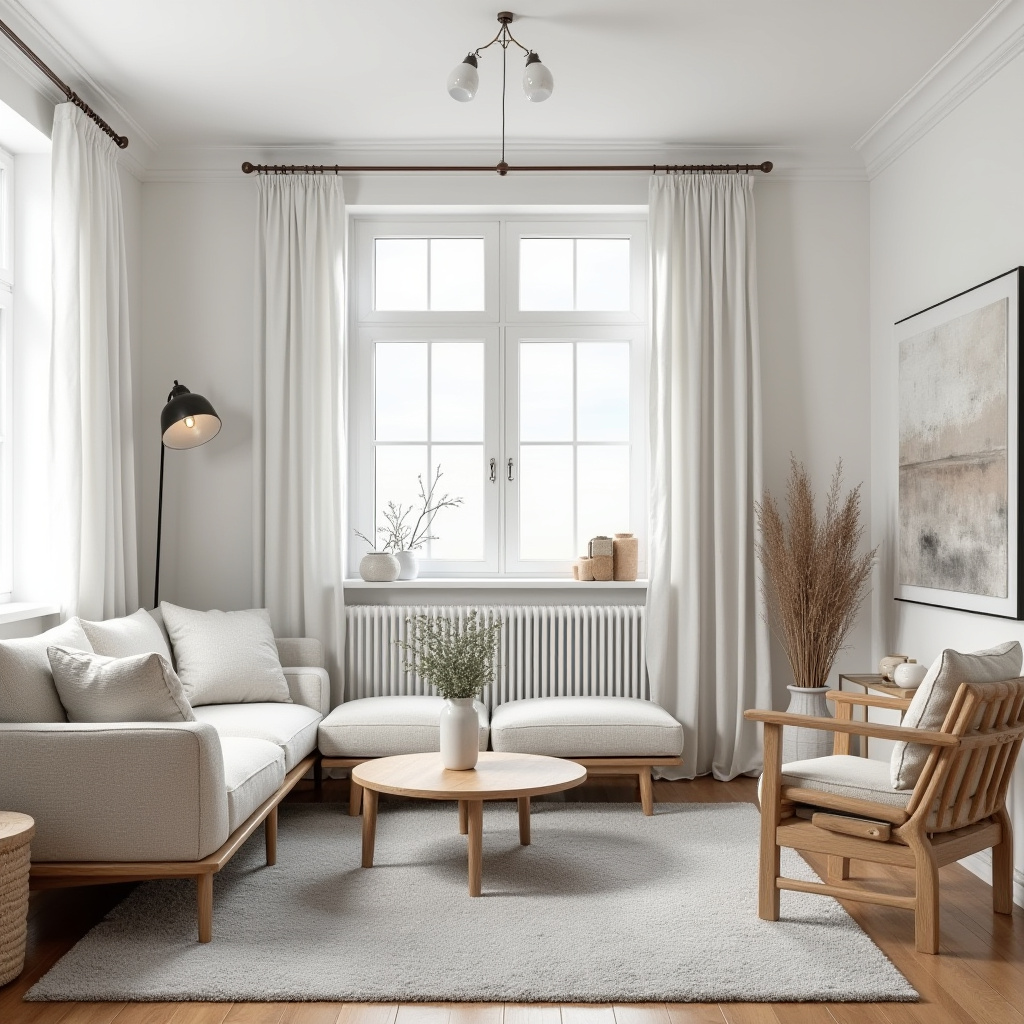Scandinavian style living room