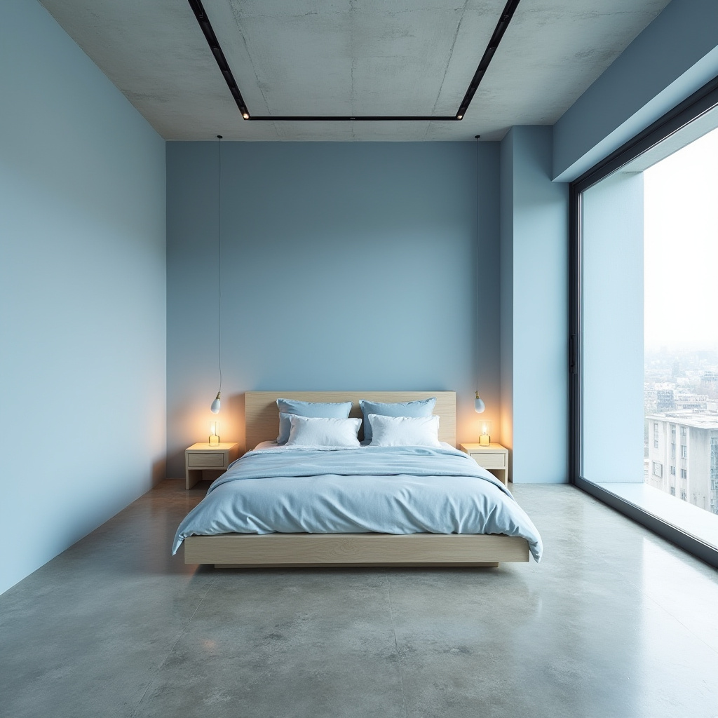 powder blue bedroom 12
